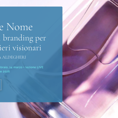 Naso e Nome: corso di branding per creativi del profumo